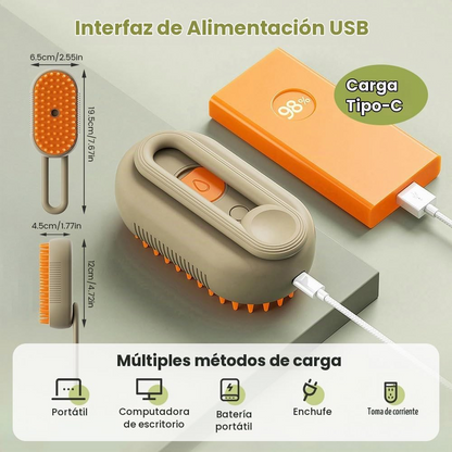 Cepillo A Vapor Para Mascotas